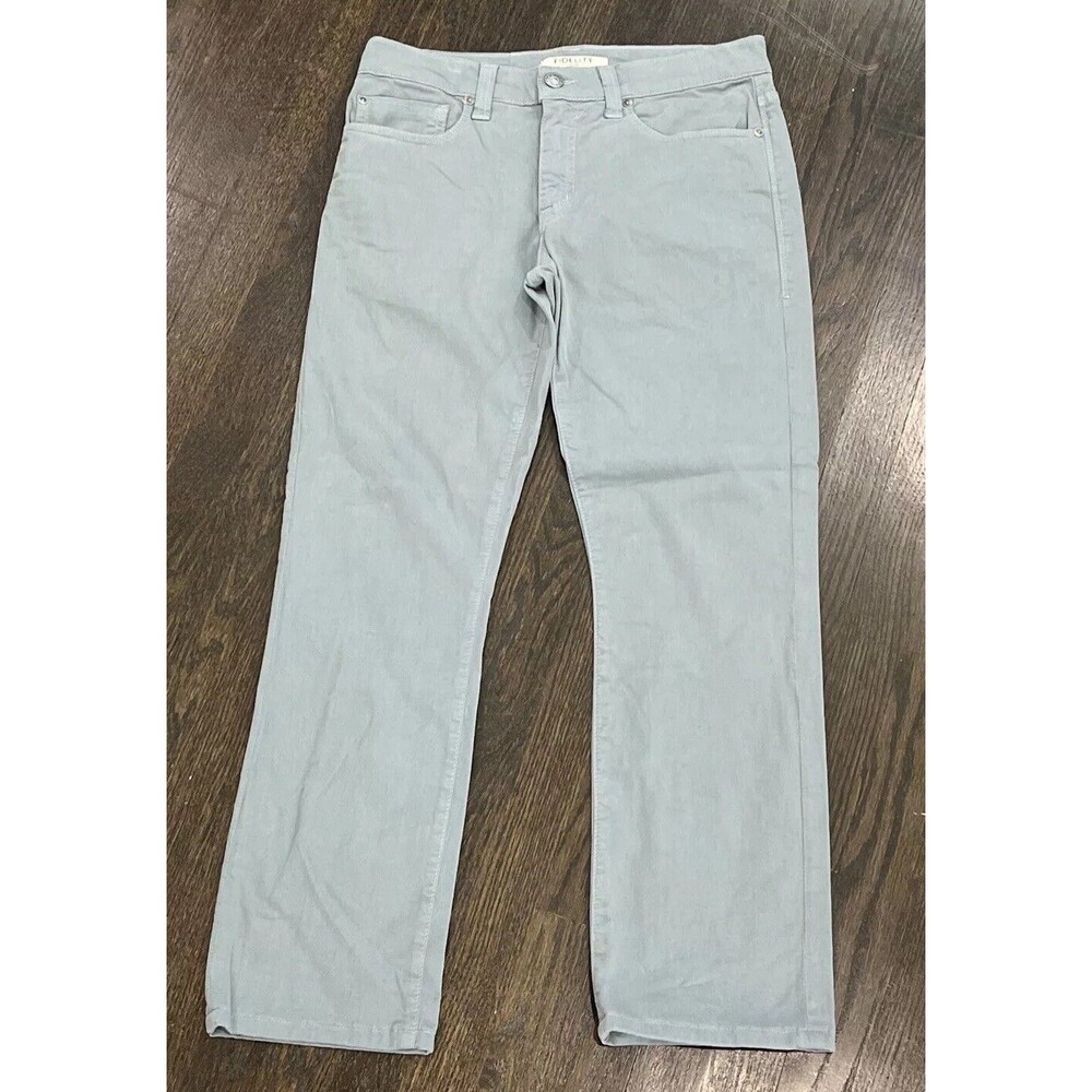Fidelity Denim Pants Men's 31 Impala Straight Havana Twill‎ Neptune Blue Chino
